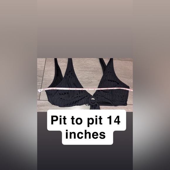 Aerie Size Small Long One Piece Swimsuit Bikini Cut Out Sides Black Full Coverag - Picture 5 of 7